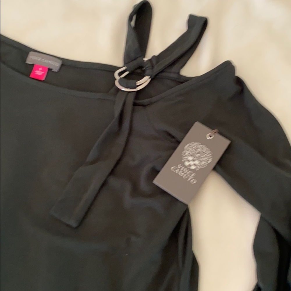 New dark green top